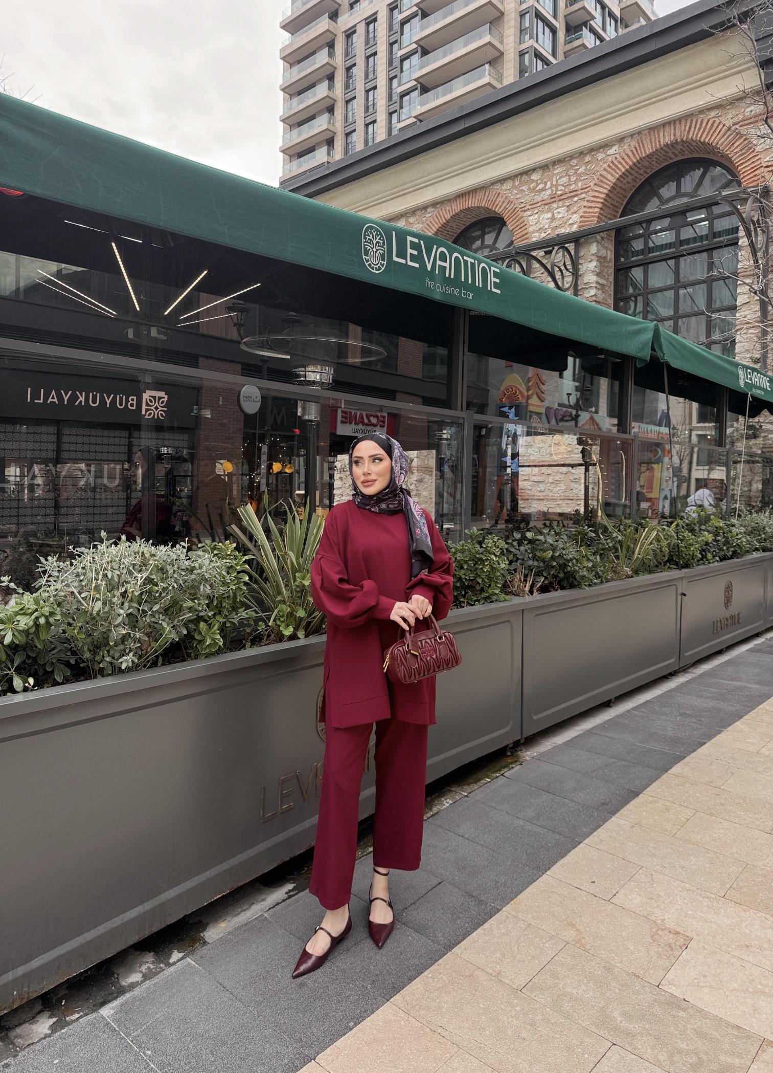 Bordo Balon%20Kol%20Takım%203445
