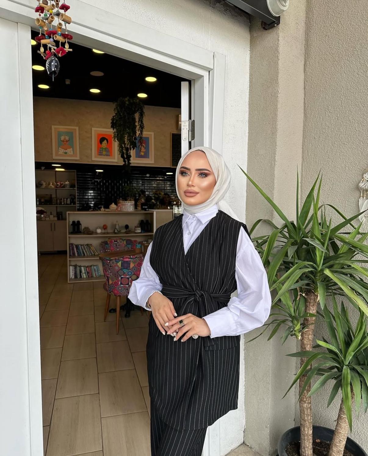 SİYAH %20YELEK%20TAKIM%200361