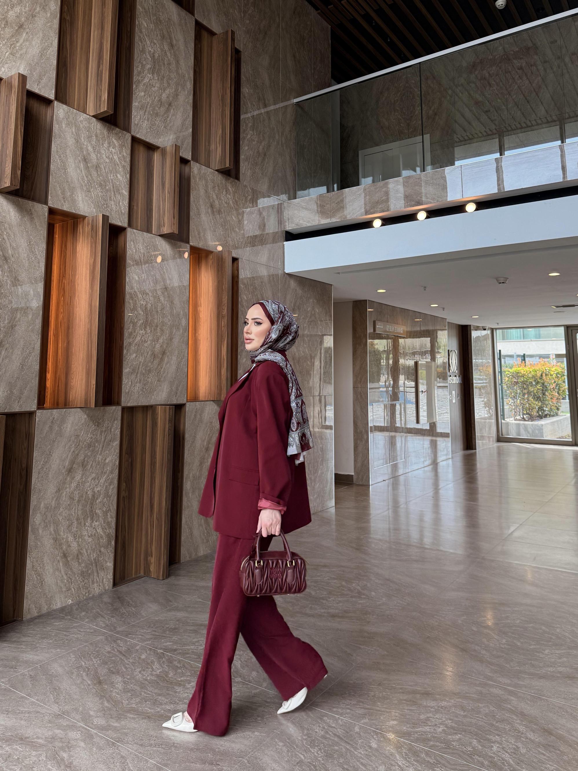 BORDO%20ASTARLI%20ZARA%20CEKET%20TAKIM%205861