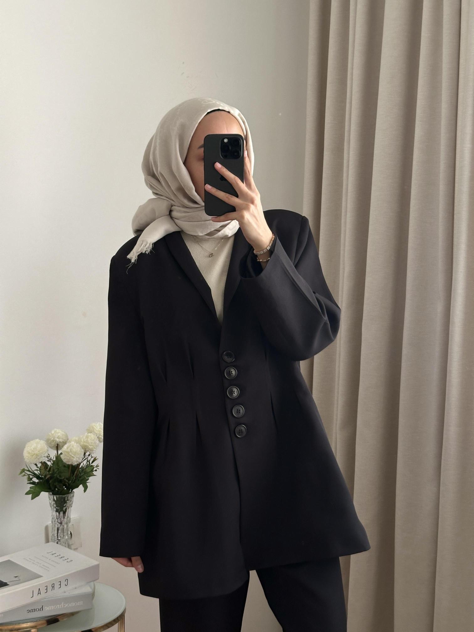 SİYAH%20PİLELİ%20CEKET%20TAKIM%203956