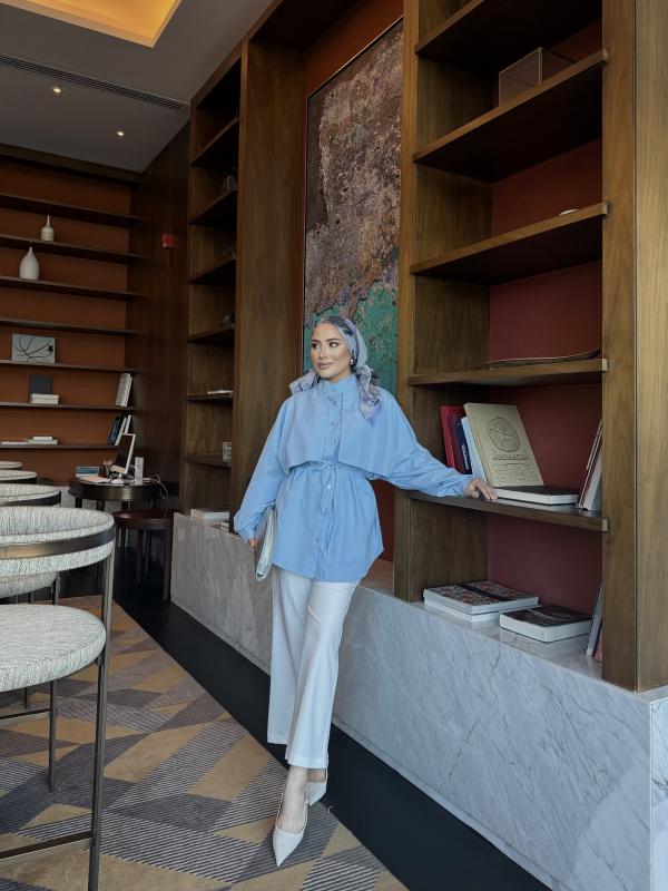 MAVİ OLİVA GÖMLEK 1162