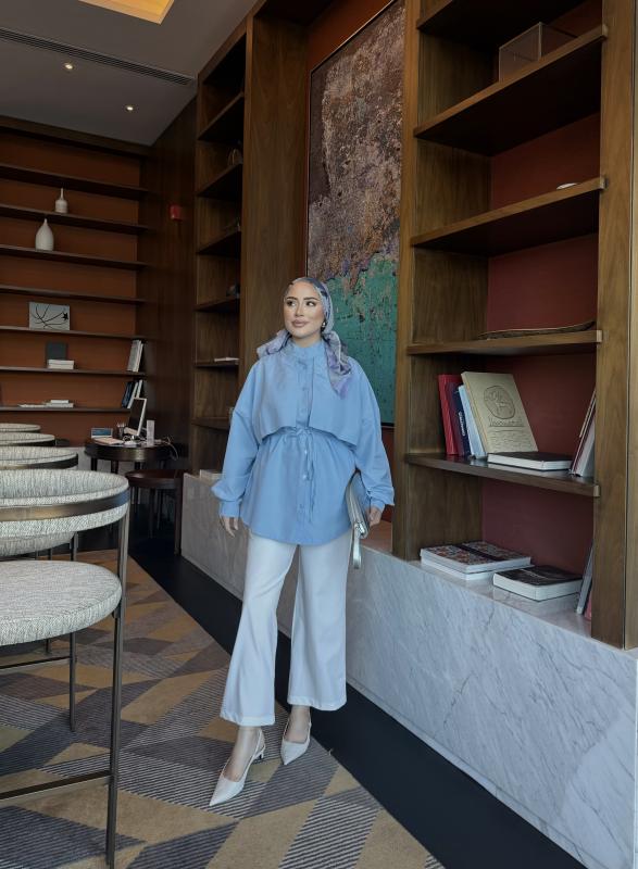 MAVİ OLİVA GÖMLEK 1162