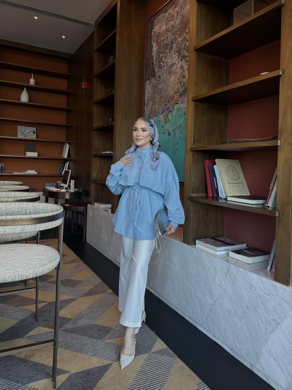 MAVİ OLİVA GÖMLEK 1162