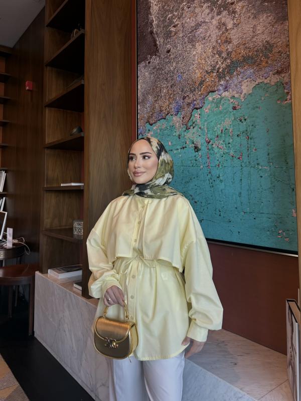 SARI OLİVA GÖMLEK 1162﻿﻿﻿﻿