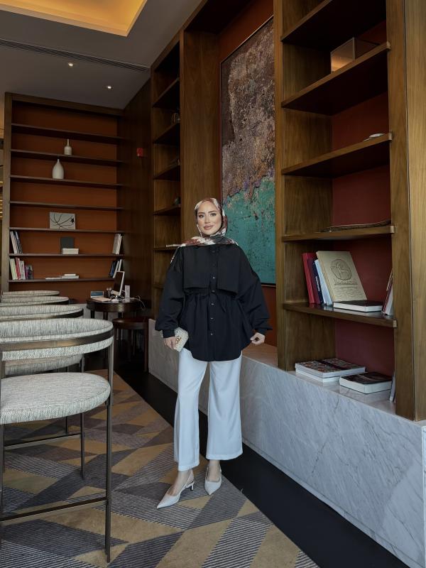 SİYAH OLİVA GÖMLEK 1162