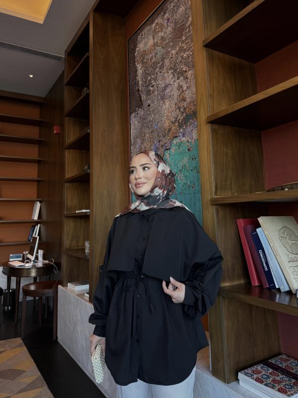 SİYAH OLİVA GÖMLEK 1162