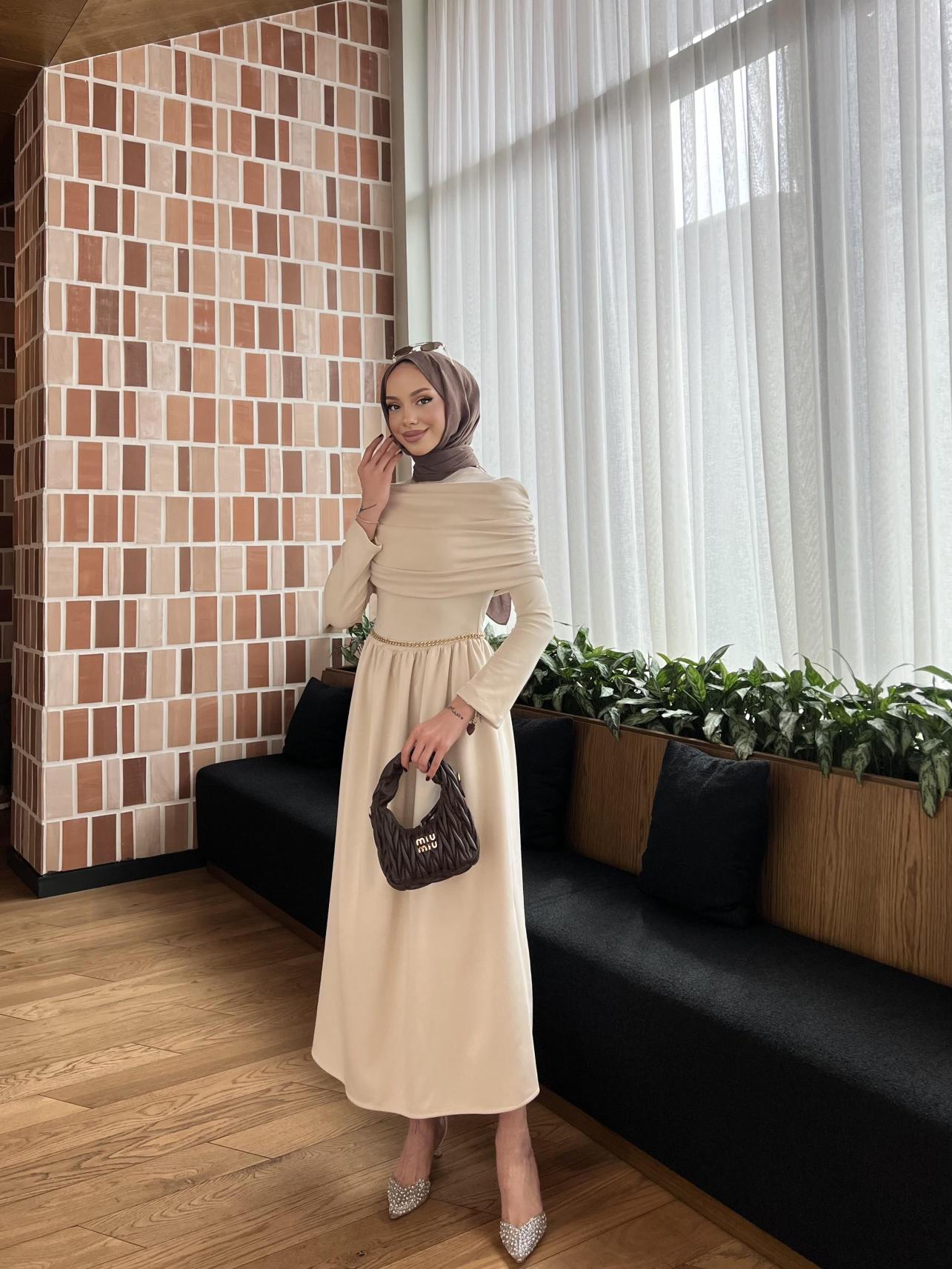 BEJ VİRAL%20ELBİSE%206134 