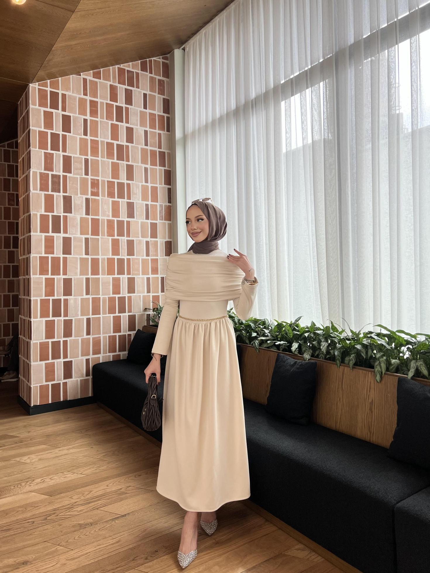 BEJ VİRAL%20ELBİSE%206134 
