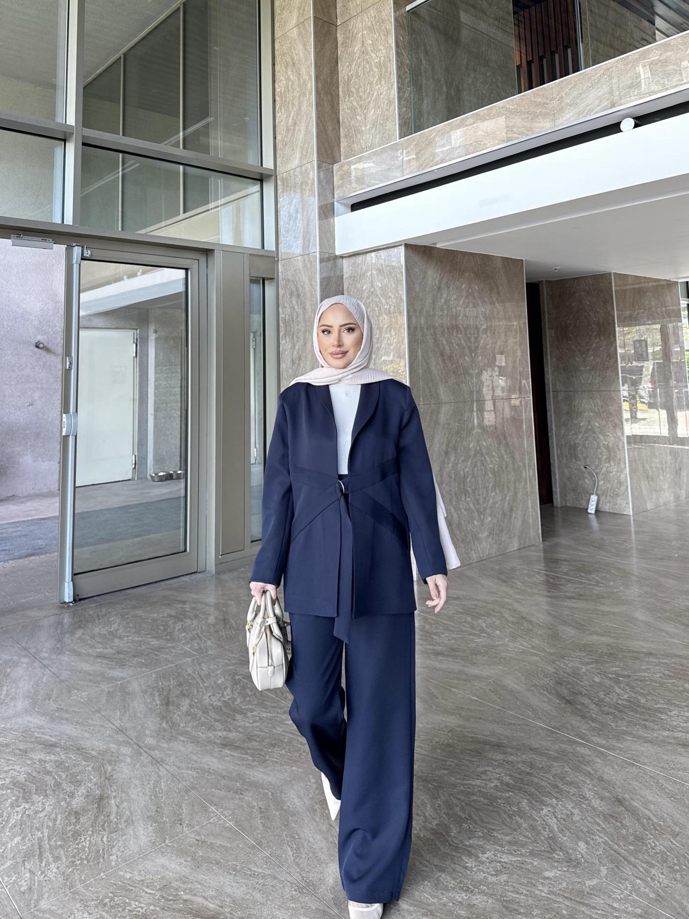 LACİVERT%20TOKALI ASTARLI%20CEKET%20TAKIM%203834