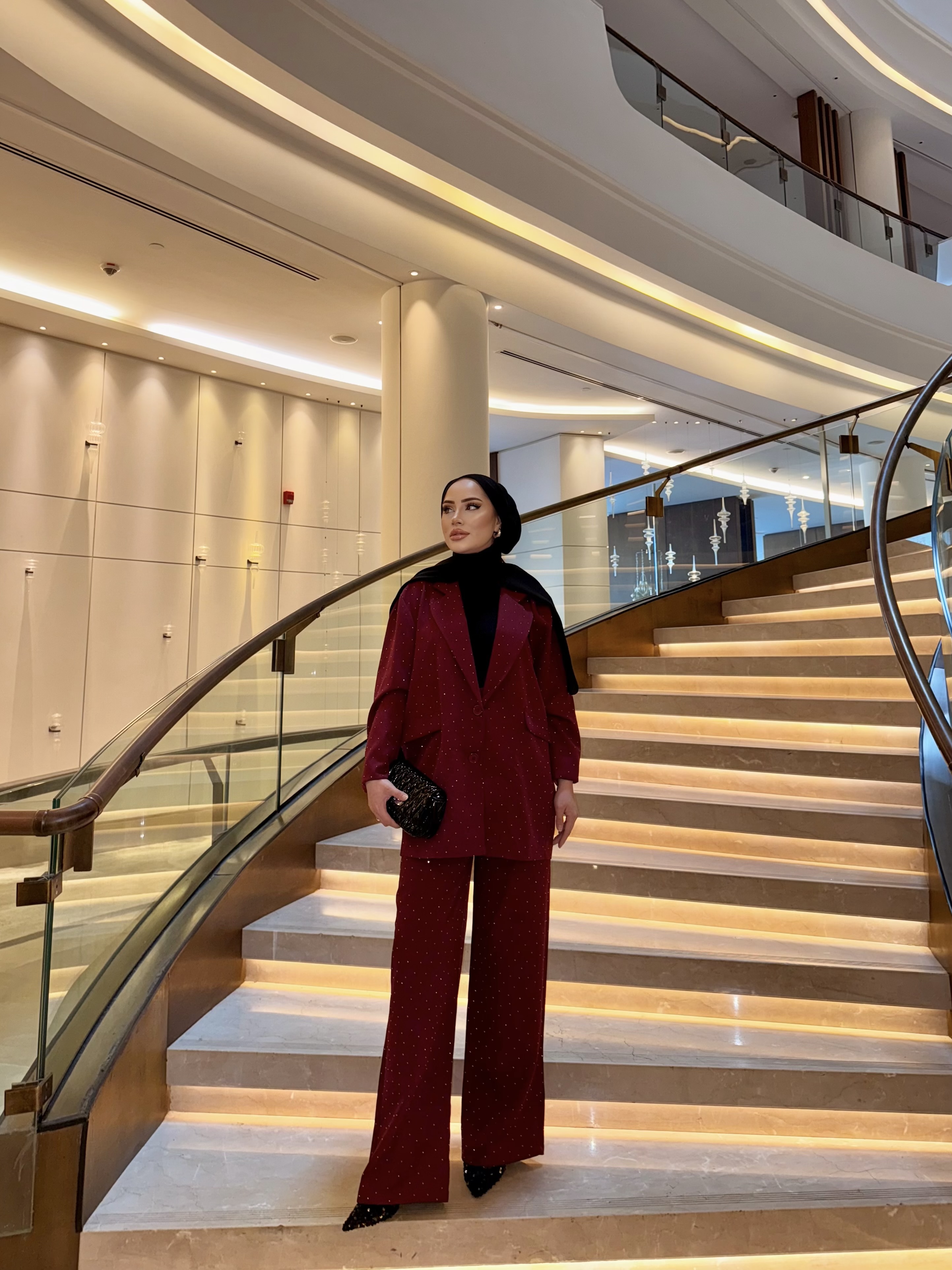 BORDO%20LİON%20CEKET%20TAKIM%201142