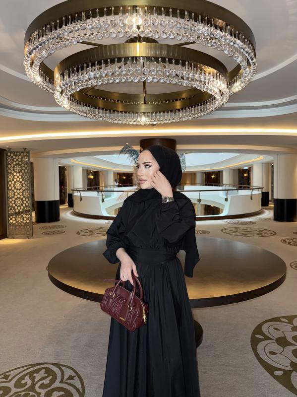 SİYAH PRENSES ELBİSE 2835