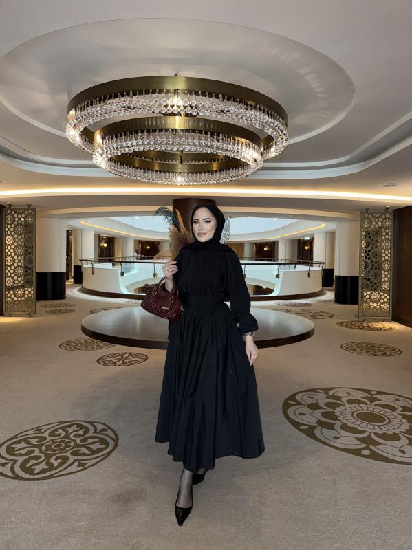 SİYAH PRENSES ELBİSE 2835