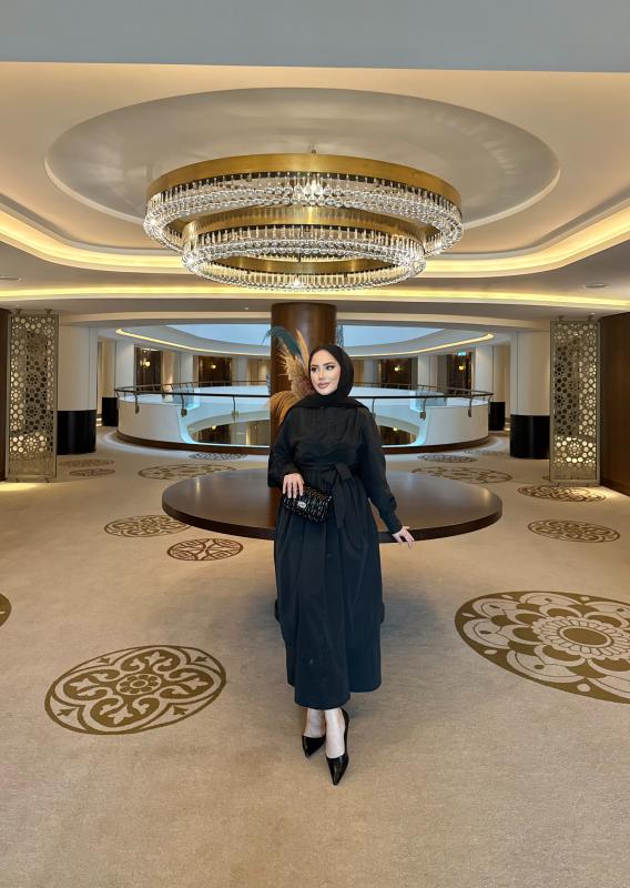 SİYAH TREND ELBİSE 1099