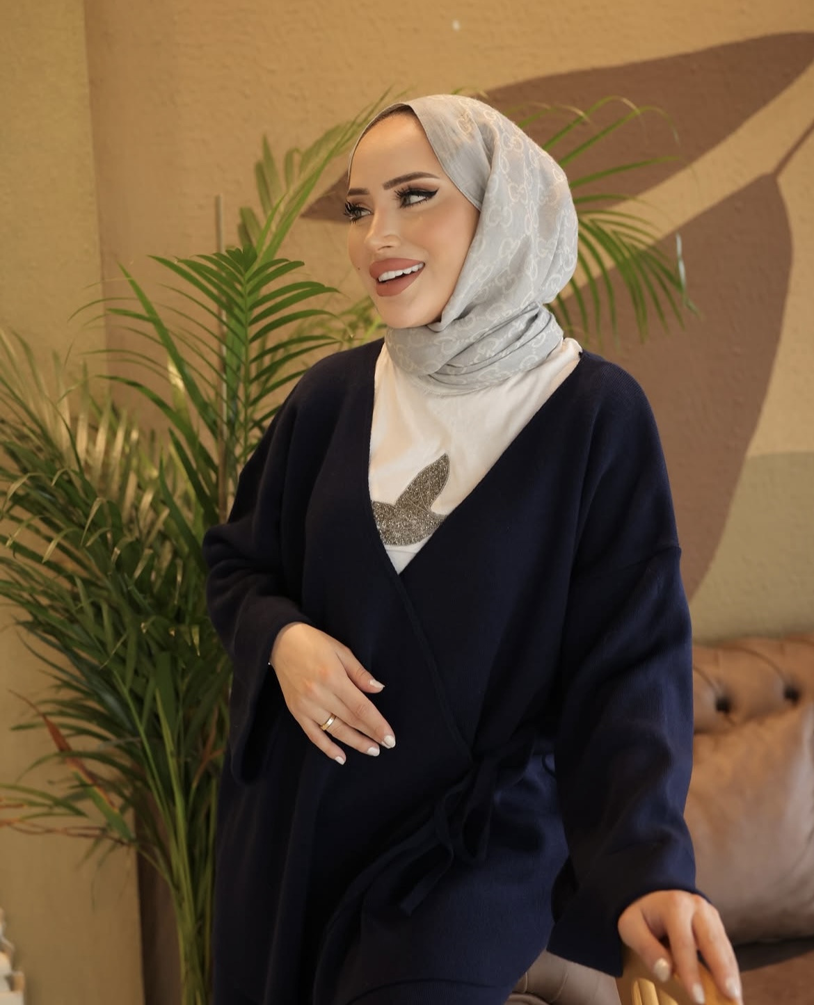 Lacivert Yeni Kimona Triko Takım 1050