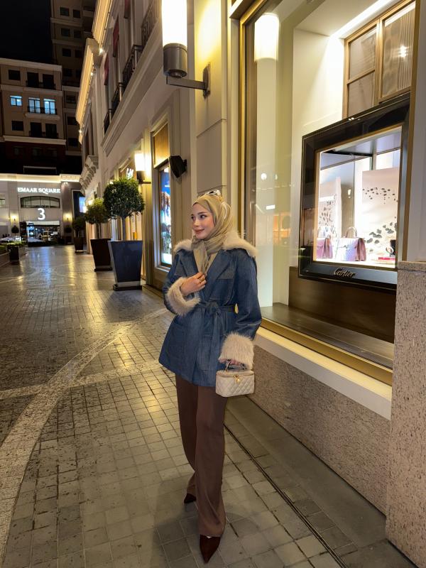 Jade Kürklü Kot Ceket  198