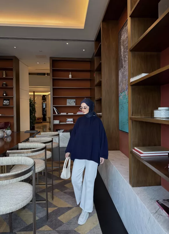 LACİVERT ELSE TRİKO  KAZAK 2512