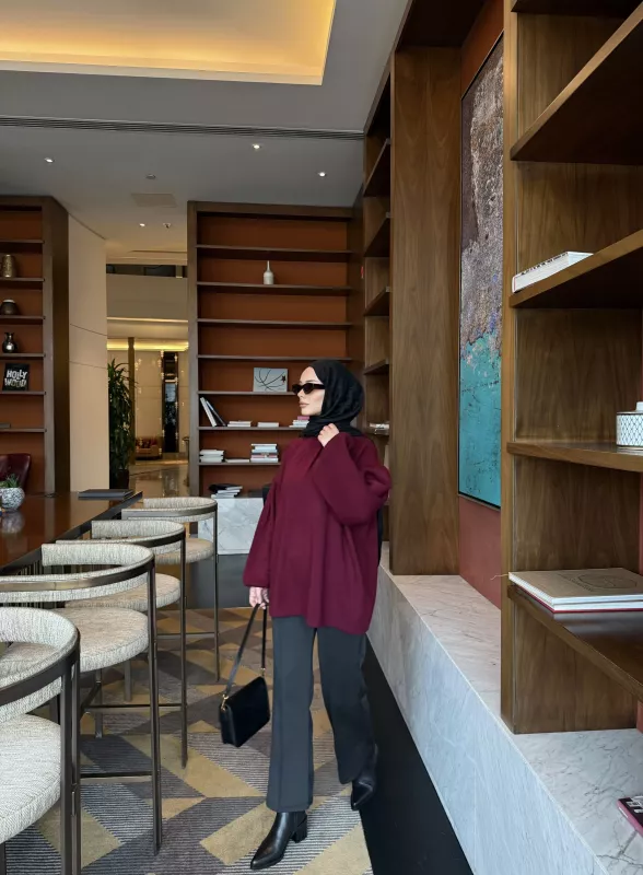 BORDO ELSE TRİKO  Kazak 2512