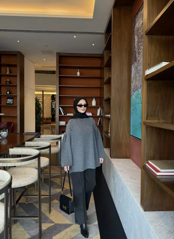 ANTRASİT   ELSE TRİKO  Kazak  2512