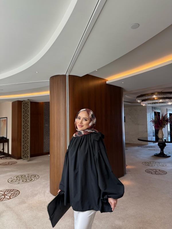 SİYAH ELSE GÖMLEK 1163