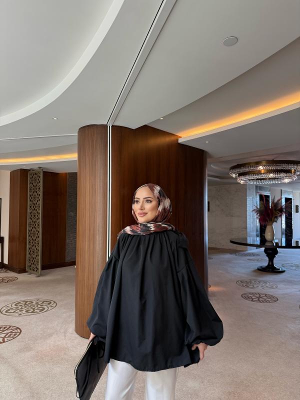 SİYAH ELSE GÖMLEK 1163