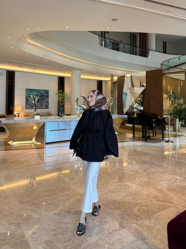 SİYAH ELSE GÖMLEK 1163