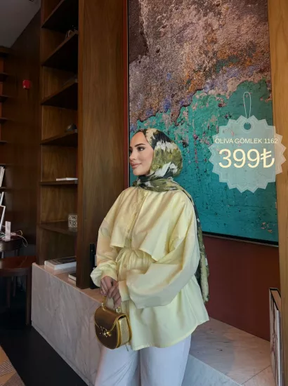 SARI  OLİVA GÖMLEK 1162 