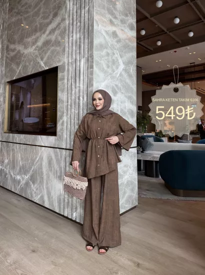 KAHVE  SAHRA KETEN TAKIM 6166