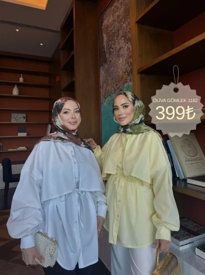 SARI  OLİVA GÖMLEK 1162 