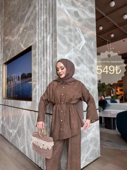 KAHVE  SAHRA KETEN TAKIM 6166