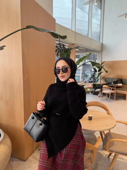 SİYAH VİRAL TRİKO KAZAK  1211