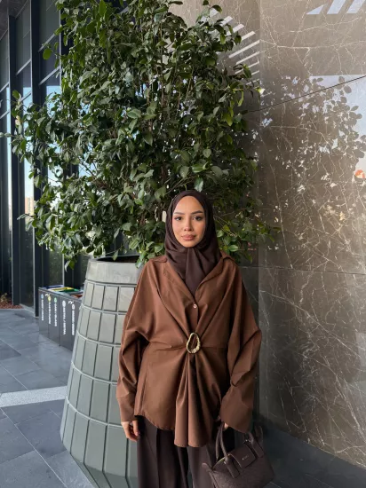 KAHVE ZEN GÖMLEK 0220