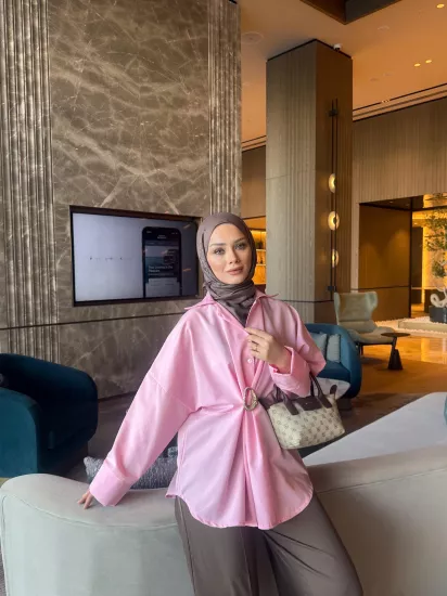 PEMBE ZEN GÖMLEK 0220