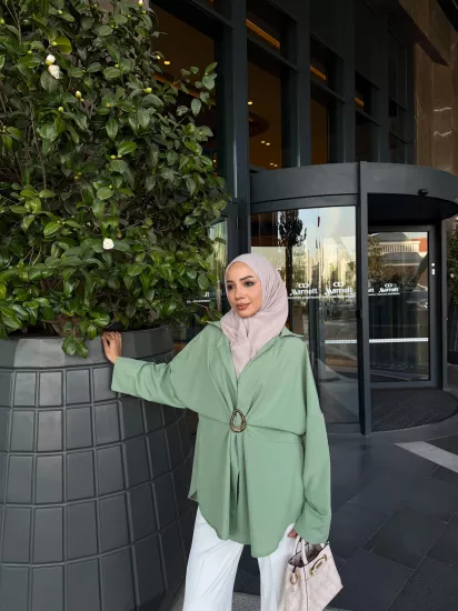 YEŞİL ZEN GÖMLEK 0220