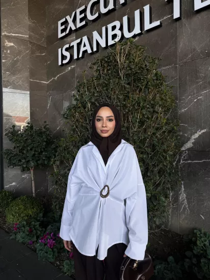 BEYAZ ZEN GÖMLEK 0220