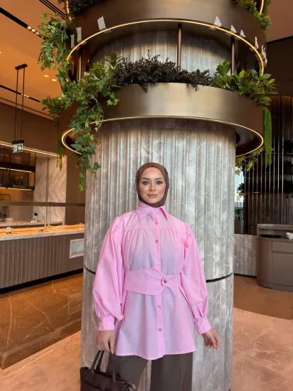 PEMBE DURU GÖMLEK 6105