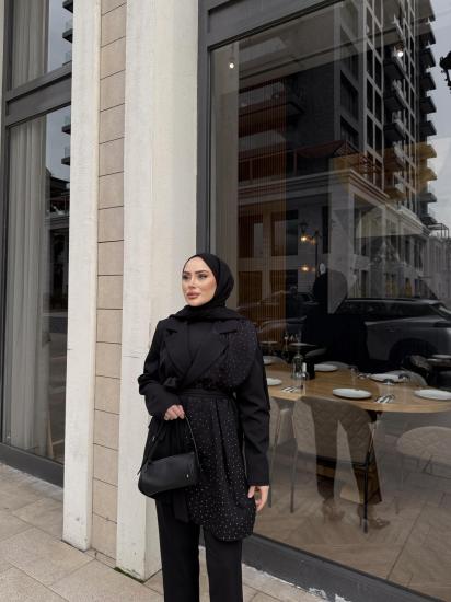 SİYAH KBR CEKET TAKIM 4461