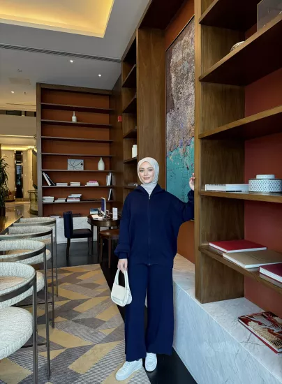 LACİVERT Crush  Triko Takım 2514