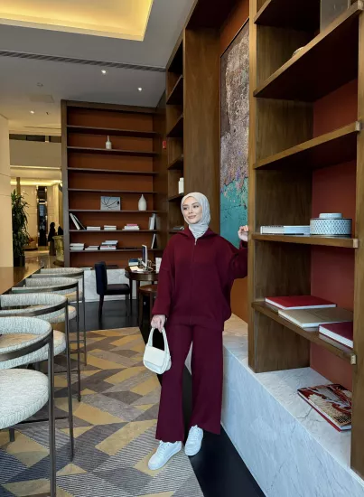 Bordo Crush  Triko Takım 2514