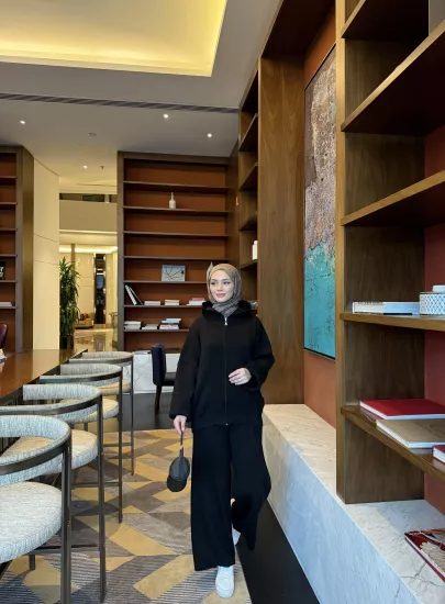 Siyah Crush  Triko Takım 2514