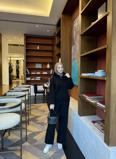 Siyah Crush  Triko Takım 2514