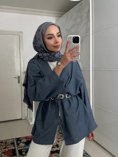 ZAYN KOT  Bağlamalı Ceket 1116 