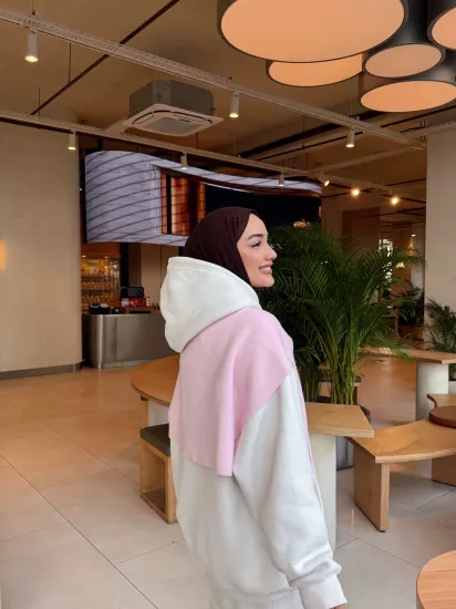PEMBE  BASİC ŞAL ATKI 