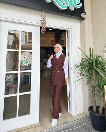 KAHVE YELEK TAKIM 0361