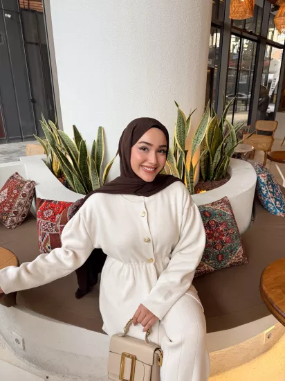 BEJ  MERA TRİKO CEKET  2517