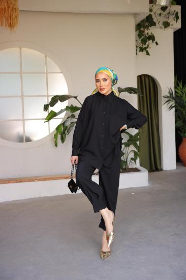 SİYAH GÖMLEK TAKIM 189