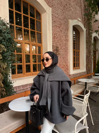 ANTRASİT GALA  ŞARDONLU SWEAT 1197