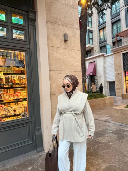 BEJ DİAZ TASARIM KAŞE CEKET 205