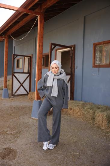 Antrasit  V Yaka Triko Takım 1030