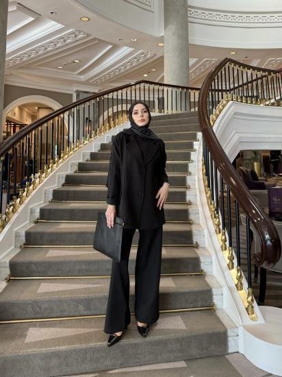 SİYAH QUES CEKET TAKIM 3561