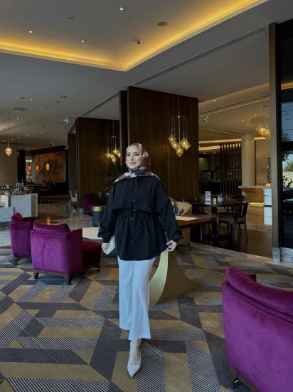 SİYAH OLİVA GÖMLEK 1162